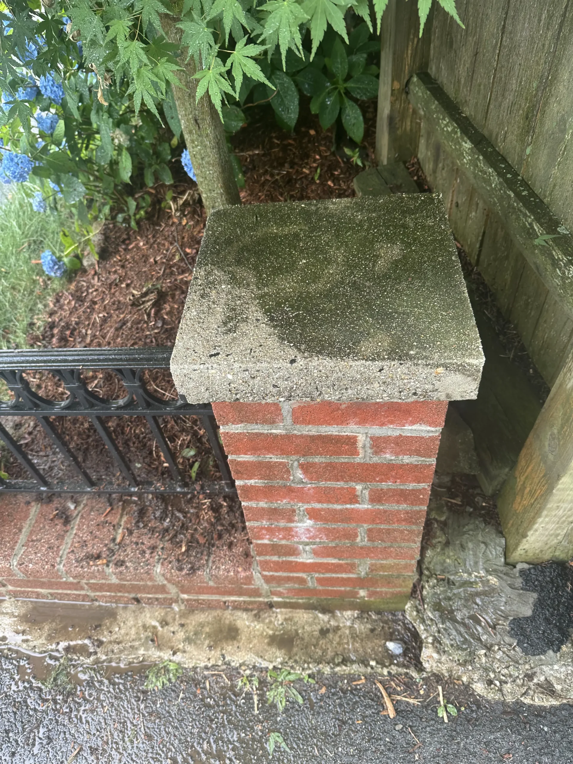 Brick column Before